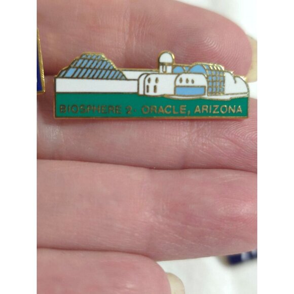 Vntg Collectible Pin Lot Maya Cultura Mount Rainier Seattle Biosphere 2 Arizona - Picture 6 of 8